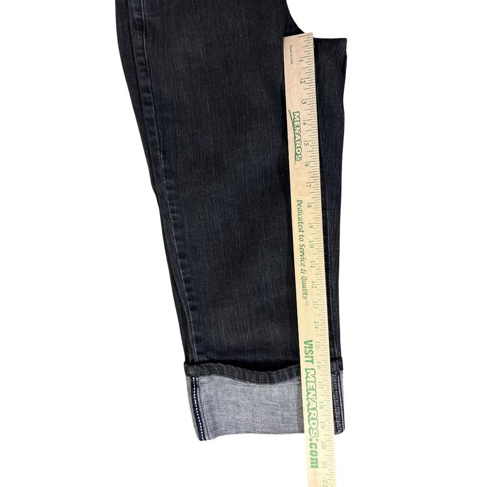 LL Bean Favorite Crop Jeans Womens 4P Black Used - Picture 9 of 12